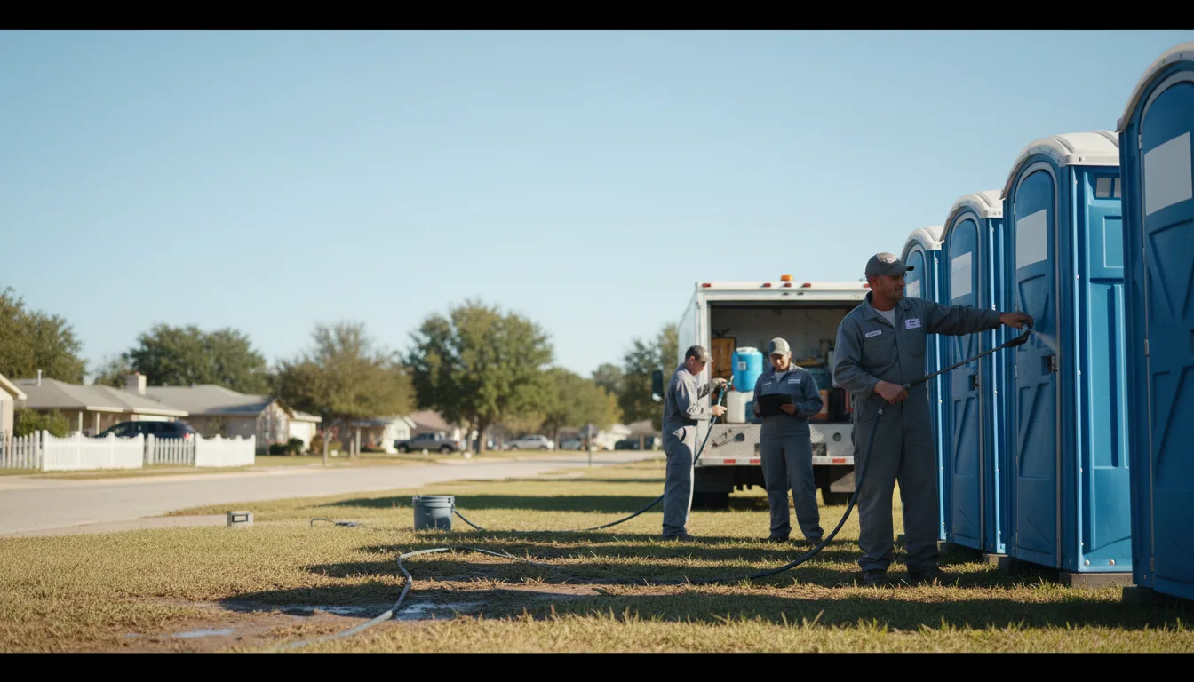Long-Term Portable Toilet Rental in Paradise, TX near me